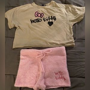 Hello kitty cropped top